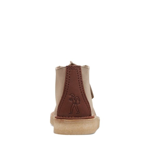 Clarks(r) Desert Trek hi 5o sand suede Chukka Boot main image 7